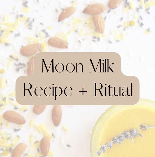 Celestial Insight: A Trust and Intuition Moon Milk Recipe for the New Moon